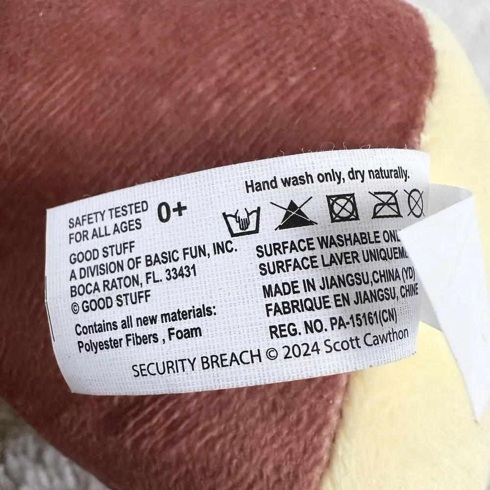 Five Nights at Freddys Glamrock Freddy Plush Toy Security Breach Basic Fun FNAF